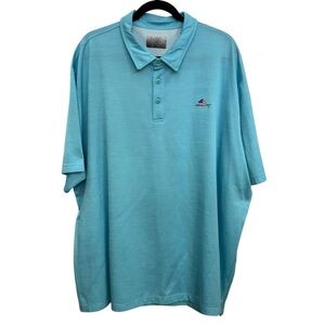 Ocean + Coast Men's Big&Tall Light Blue Polo Shirt Size 3XLT
